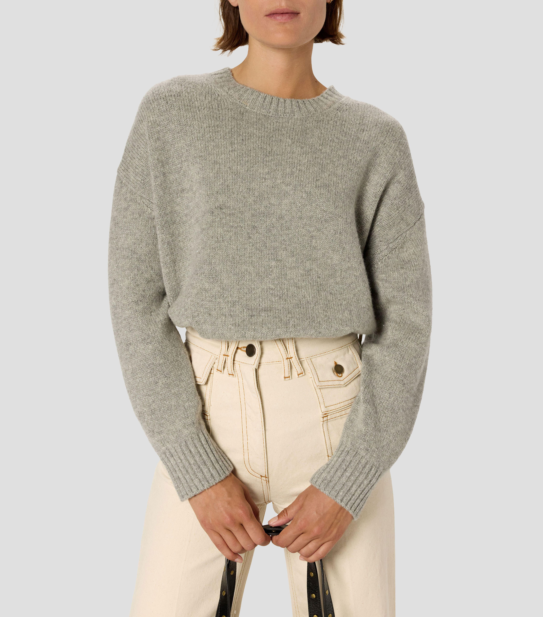 Suéter de cuello redondo Mujer